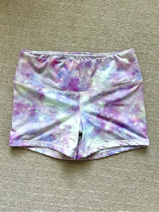 Fleo Pants - FLEO Vibrant Fantasy PHR Athletic Rave Spandex Running Cycling Shorts 4 Inch- M